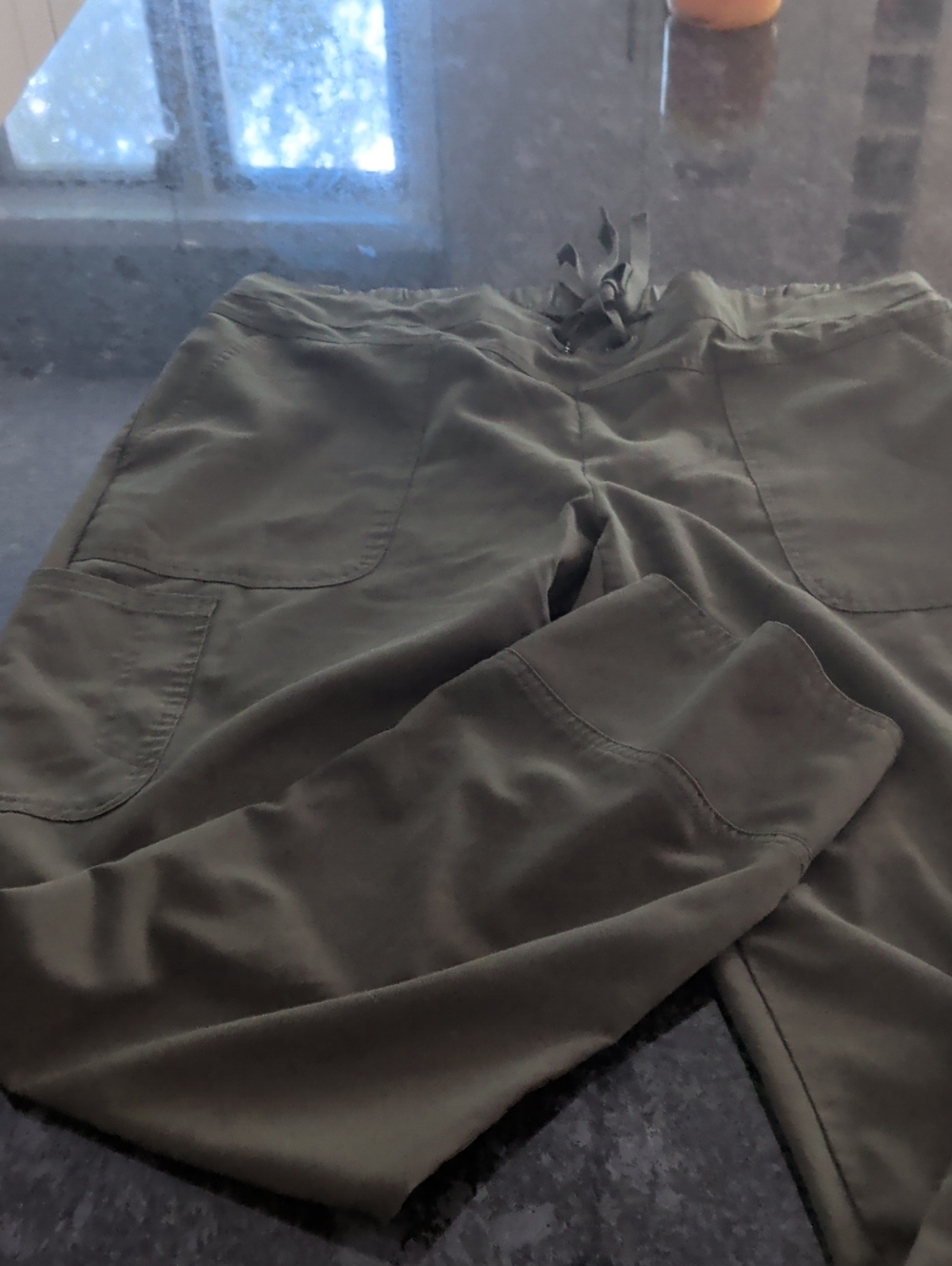 Grey's Anatomy by Barco Eden 5-Pocket Cargo Jogger Pants Brown